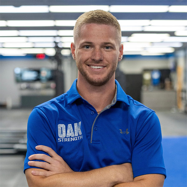 KYLE LUSMANN, coach at OAK STRENGTH in Loves Park